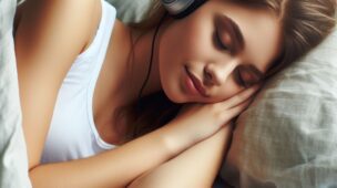 dormir ouvindo musica com fone de ouvido faz mal