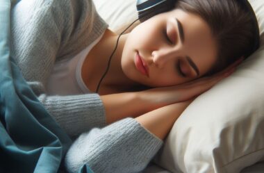 Pode dormir escutando música no fone