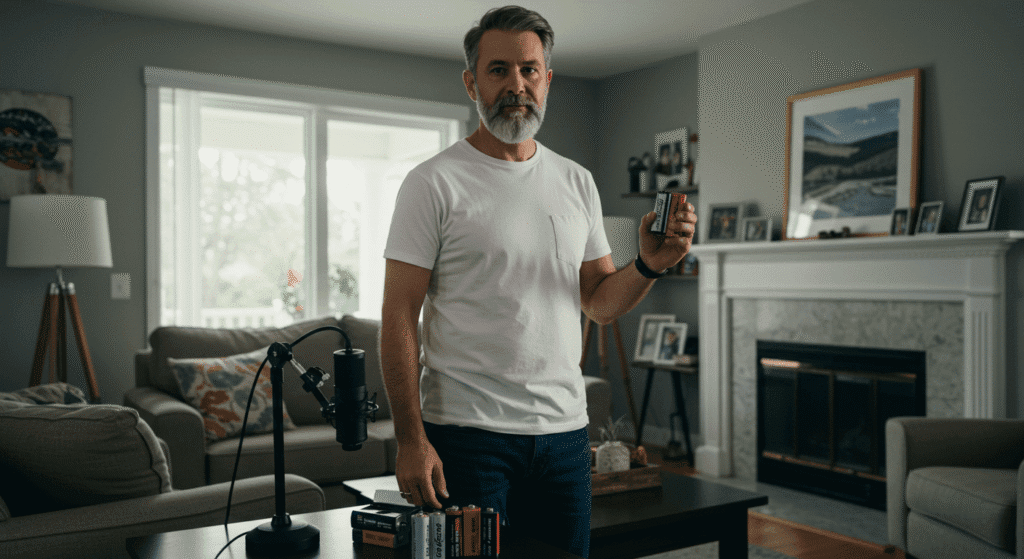 Melhor pilha recarregavel para microfone