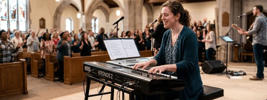 Qual o melhor teclado musical para igreja