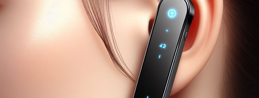 como colocar fone de ouvido bluetooth na orelha