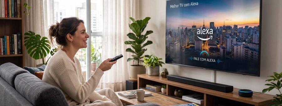 melhor tv com alexa