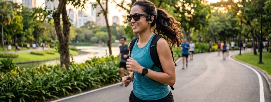 melhores óculos com fones de ouvido